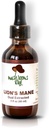 Lions Mane – Lions Mane Mushroom Supplement for Memory, Focus & Clarity – En İyi Faydaları için Dual Tür – Beyin Sağlığı, Gut Health, Immune Boost – Non-GMO, Gluten Free, Vegan – 2 Fl Oz