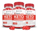 (3 Pack) Hızlı Lean Keto ACV Gummies Gelişmiş Formula 1000MG Hızlı Lean Keto Gummies Apple Cider Vinegar Formula B12 Vegan Non GMO 180 Gummys