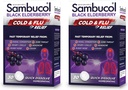 Sambucol Cold ve Flu Relief Tabletleri - Homeopathic Cold Medicine, Nasal & Sinus Congestion Relief, Runny Nose, Coughing, Cold Remedy for Yetişkinler - Black Elder, 30 Count, 2Pack