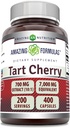 Amazing Formulas Tart Cherry Extract 700 Mg Ekstraksiyonu (10:1) Per Oda Kapsülleri Tamam | 7000 Mg | Non-GMO | Gluten Free | ABD'de (400 Kont, 1 Pack)