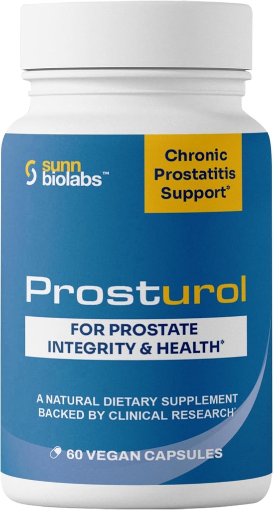 Prostatitis Tedavisi | CPPS | Ekstra Kuvvetli Discomfort Relief & Prostate Supplement for Men with Quercetin, Saw Palmetto, Enzymes, for Pelvic Health - 60 Capsules