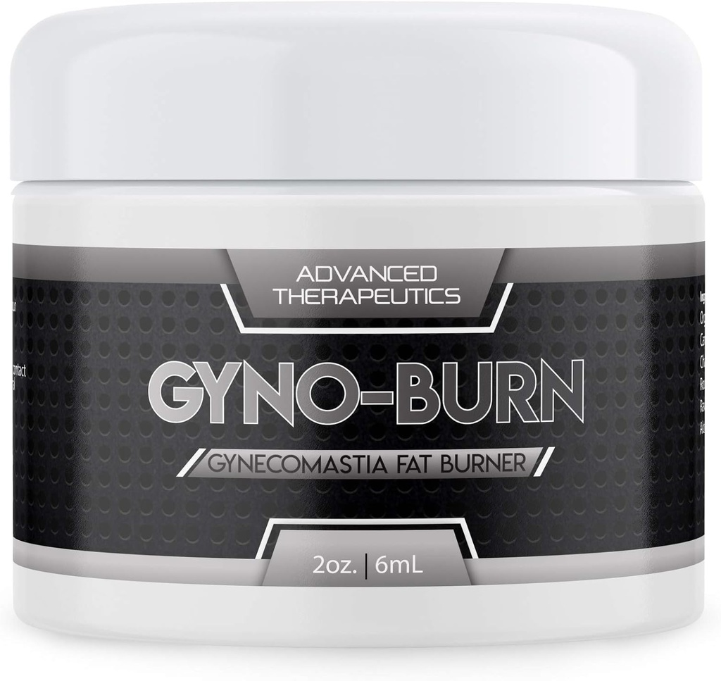 Gyno Burn Gynecomastia Cream New 4 Ounce Jar. Burn Stubborn Chest Fat ve şirketinizi Erkekler ve Kadınlar için Yağ Burner Cream Works