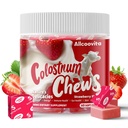 Bovine Colostrum Chews Supplement, Gut Health, Bloating, Immune Support, Skin, Saç Büyüme ve Güzellik - Strawberry Flavor (60 Hizmet)