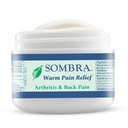 Sombra Warm Pain Relief Gel, Arthritis ve Kronik Ağrı Pre-Workout Muscle Rub Vegan Yapay Fragrances, Dyes, NSAIDs, Structure, Petrol, Alkol - 2oz Jar