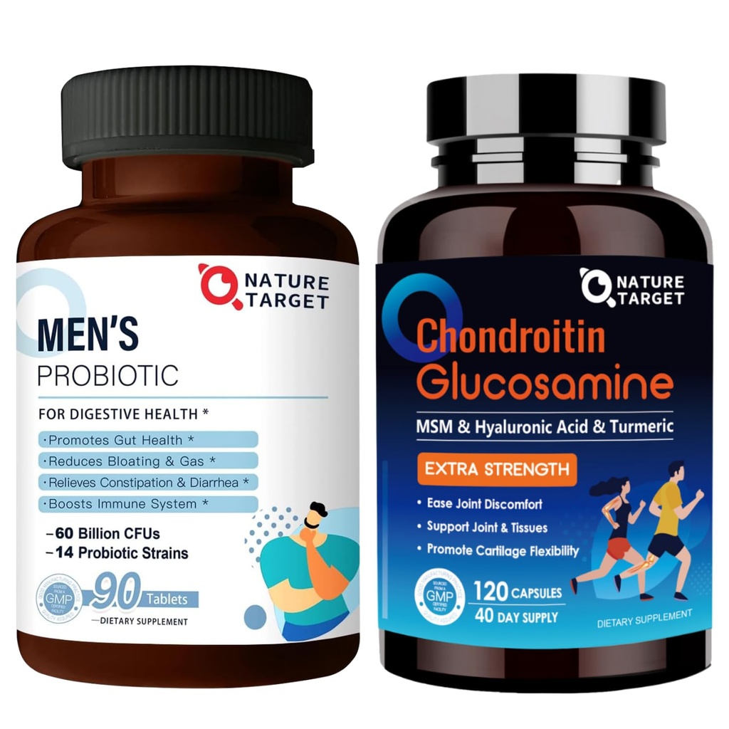 Men Care Supplement ile Erkekler için özür dilerim, Glucosamine Chondroitin MSM, Ortak Destek Tamam, Shellfish Free