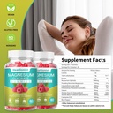 1 Pack Magnezyum Glycinate Gummies for Yetişkinler & Çocuklar, Uyku, Stres ve Kas Relief & Nerve Health için en iyi Magnezyum Gummy, 60 Counts Calm Gummies
