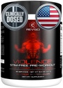 VIOLENCE Stim Free Pre Workout Toz Tarafından REVSCI, Hassasiyet Stim Preworkout Pump Pre Workout Caffeine Free Pre Workout Toz, Pump Supplement & Stim Free Nitric, Watermelon, 25 Servisler