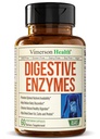 Digestive Enzymes - Probiyotik Multi Enzyme (Enzimas Digestivas) - Benzersiz Makzyme-Pro Formula - Digestion için Gelişmiş Enzymes, Bowel Hareketler ve Nutrient Aborpsiyon. 60 Caps