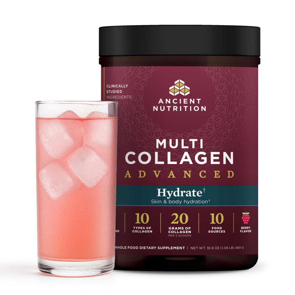 Eski Beslenme Gelişmiş Multi Collagen Protein Toz Hydrate, Karma Berry, 30 Hizmet