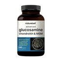 NatureBell Advanced Glucosamine Chondroitin MSM Supplement, 240 Capsules | 10in-1 Ortak Destek Kompleksi – Hyaluronic Acid, Collagen, Turmeric, Boswellia, & More – Non-GMO