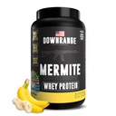 DownRange Mermite Whey Protein Tozu, Post Workout Muscle Recovery ve Enerji Desteği, 20g Whey proteini ile Mix Supplement, 9g Amino Asit, 30 Hizmet (Banana)