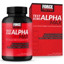 FORCE FACTOR Test X180 Alpha Max Total testosteron ve Nitrik Oksit için Fenugreek Tohum ve Tribulus ile Erkekler için Kan Akışını Arttırmak ve Erkek Athletic Performansını Geliştirmek için 180 Capsules