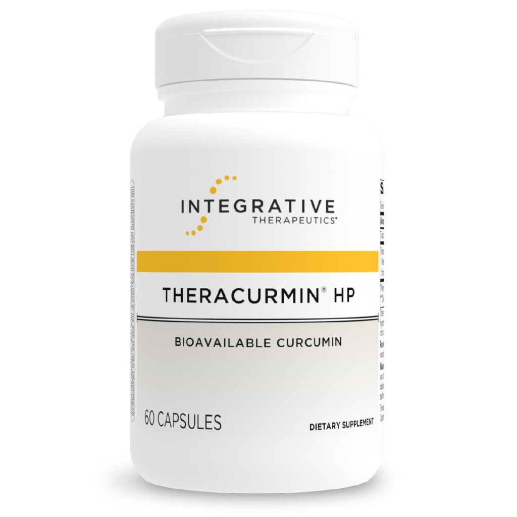 Allive Treatments Theracurmin HP - Turmeric Supplement for Heart & Joint Health Support* - Muscle Recovery Support* - Non-Soy, Dairy-Free & Gluten-Free - 60 Capsules (30 hizmet)