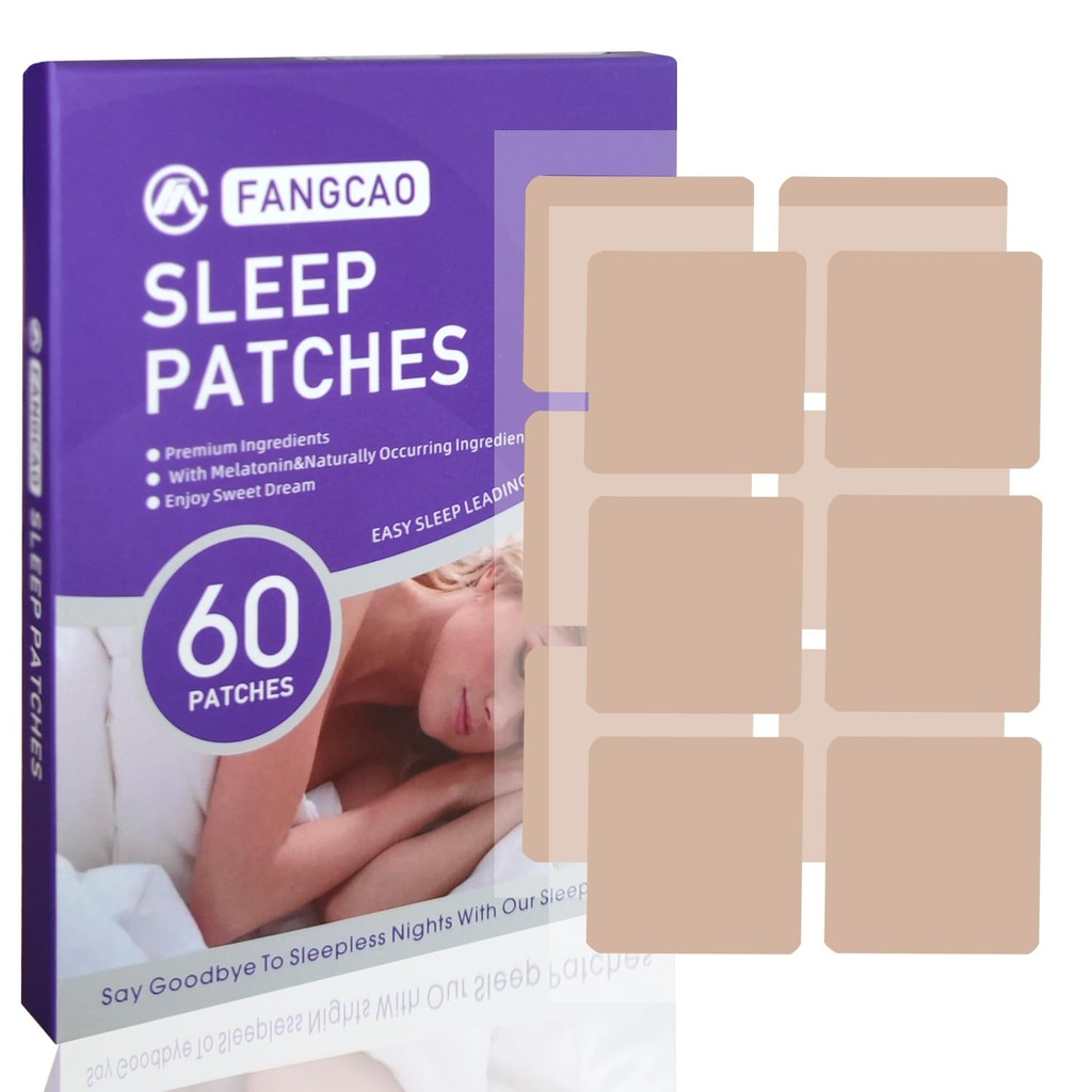 Sleep Patches, Yetişkinler için Uyku Patch, Premium Malzemeler 60 Yükseltme seti, Uygulama ve Rahatlama Kolay