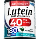 FITO MEDIC'S Lab | Lutein |180 Capsules |40 mg| Lutein 40 mg | Lutein ve zeaxanthin Supplements | Stratein 40 mg | Lutein ve zeaxanthin | zeaxanthin | Ultra yüksek Aborpsiyon.