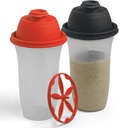 SORA WARE Shaker Şişeler | 17-Ounce Plastik Protein Shake Şişe for Mealchange Shakes & Smoothies, Beverages, Mix Salad Dressing & Sauces, Margarita, & More | 2 Pack