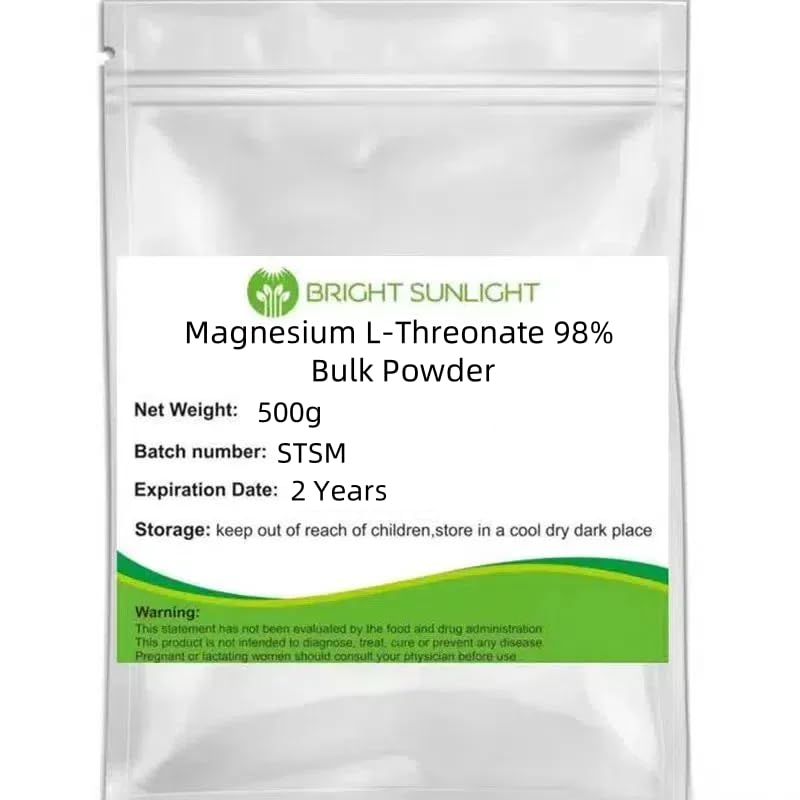 500g (1.1LB Magnezyum) L-Threonate% 98 Bulk Toz