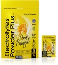 TozVitamin Electrolytes Toz Plus, Keto, Orange Pineapple, Sugar Free, Pink Himalaya Tuz, 1000 mg Pyum, 120 mguba, 120 mg Magnezyum, Non-GMO, Zero Calories, (16 Hydration Packets)