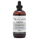 Ultra Silver® Colloidal Silver | 5.000 PPM, 8 Oz (236mL) | Gemiler (2) 4 Ounce Glass Şişeler | Mineral Tamam | True Colloidal Silver - Dropper