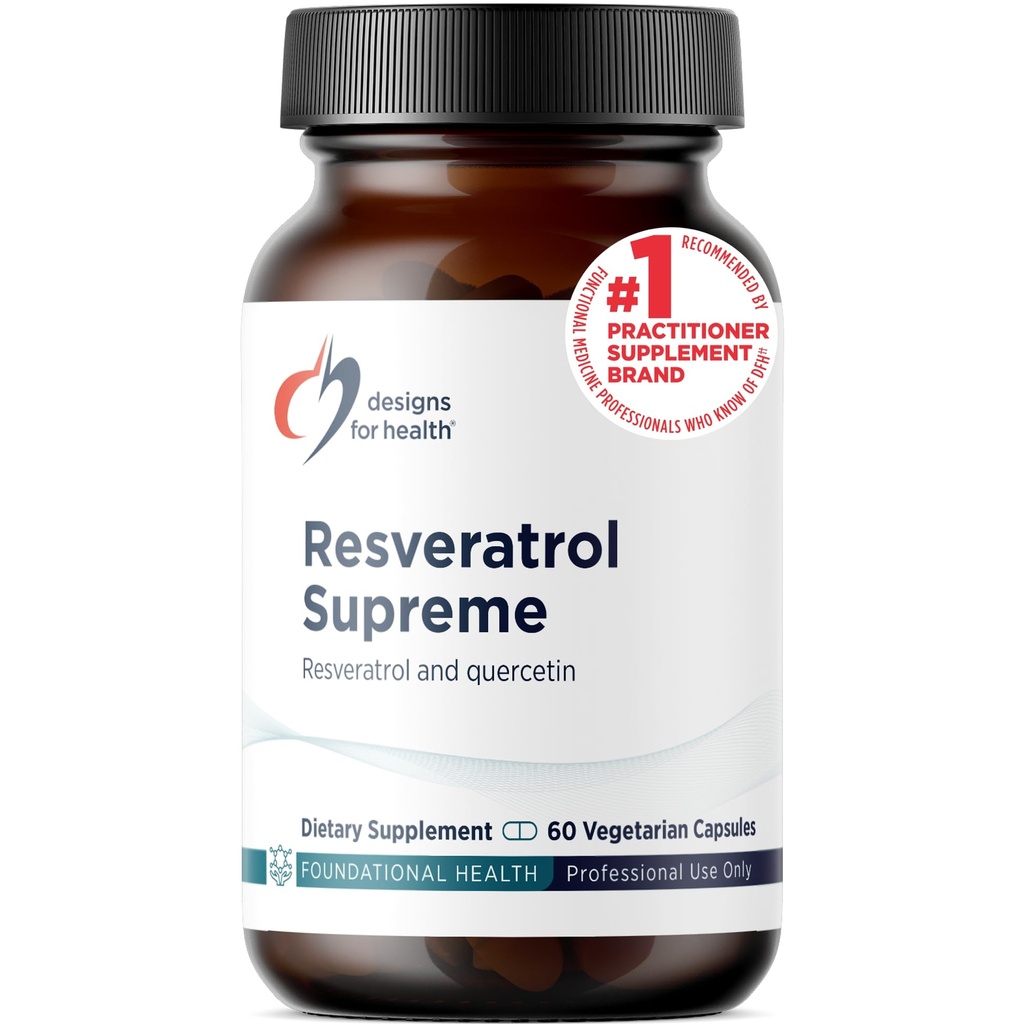 Sağlık Resveratrol Yüksek için tasarımlar - Japon Knotweed + Quercetin - Sağlıklı Ağlama + Kartiovascular Destek Supplement, Non-GMO (60 Capsules)