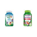 Vitafüzyon Fiber Well Fit Gummies 90 Kont ve Max Strength Melatonin Gummies 100 Count