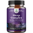 Natures Craft Natural Renoing Sleep Formula - Sağlıklı Geri Destek - Addictive Supplement - Magnezyum L-Theanine GABA - Purest Herbal Malzemeler