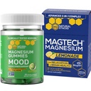 NATURAL STACKS Magtech Drink Mix + Mood Magnezyum Gummies Sche - 4 Magnezyum Formları - Beyin Sağlığı, Rahatlama ve Stres Desteği * - 35 Hizmetler