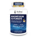 Dr. Berg en güçlü 4-in-1 Chelated Magnezyum Glycinate with Clean, Potent & Pure Materialss | 4X Lab-Tested &  Valid | USA Formulated Magnezyum Supplement Capsules | 90 Capsules