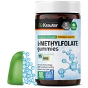 BIO KRAUTER L Torchfolate Gummies - 25 mg DFE - 60 Vegan Chews - MTHF Supplement - Folate Supplement - Folic Acid Gummies (Vitamin B9) - Gelatine-Free Formula