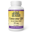 Doğal Faktörler Coenzyme Q10 - Antioksi Support Supplement Supports Cellular Enerji Üretimi - Daha İyi Absorps Sağlıklı Kalp Fonksiyonları - 50 mg, 60 Softgels (60 Hizmet)