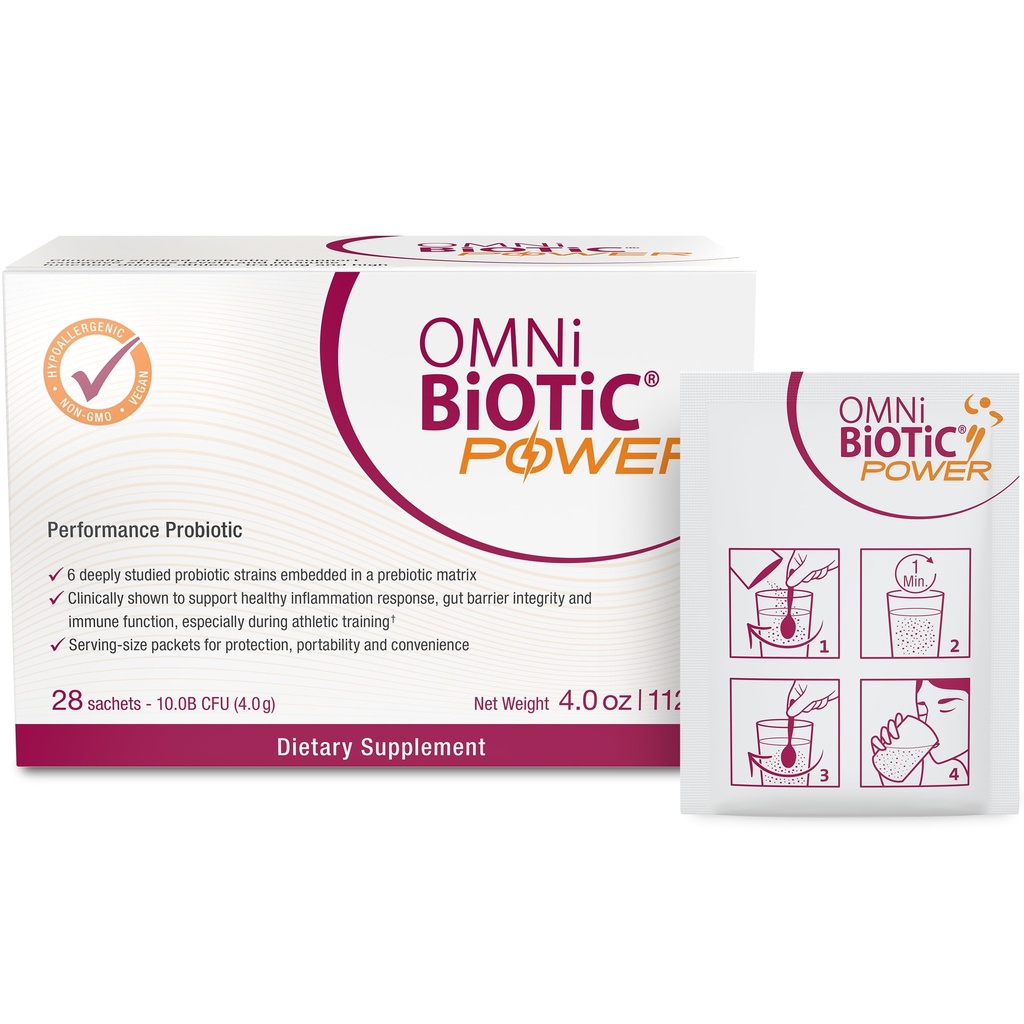 Power High Performance Daily Probiyotik Supplement - Probiyotik Toz with Magnezyum Citrate for an Active Lifestyle - Supports Gut Health, Muscle Recovery, and Energy - Vegan, Non-GMO (30 hizmet)