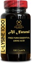 L-LYSINE 1000 mg Ücretsiz Form Amino asit - Amino asitler Supplement L-Lysine Sağlıklı azot Dengesi Hormon Düzenleme ve Kas Büyüme - 1 Şişe 100 Sayı