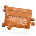 SGC, Ginkgo biloba ile en büyük 100 mg Caffeine, Pack başına 2 Gummies, 6-Pack Mocca Shots Salted Caramel Plant-Based nootropic Instant Energy with Ginkgo, Theobromine.