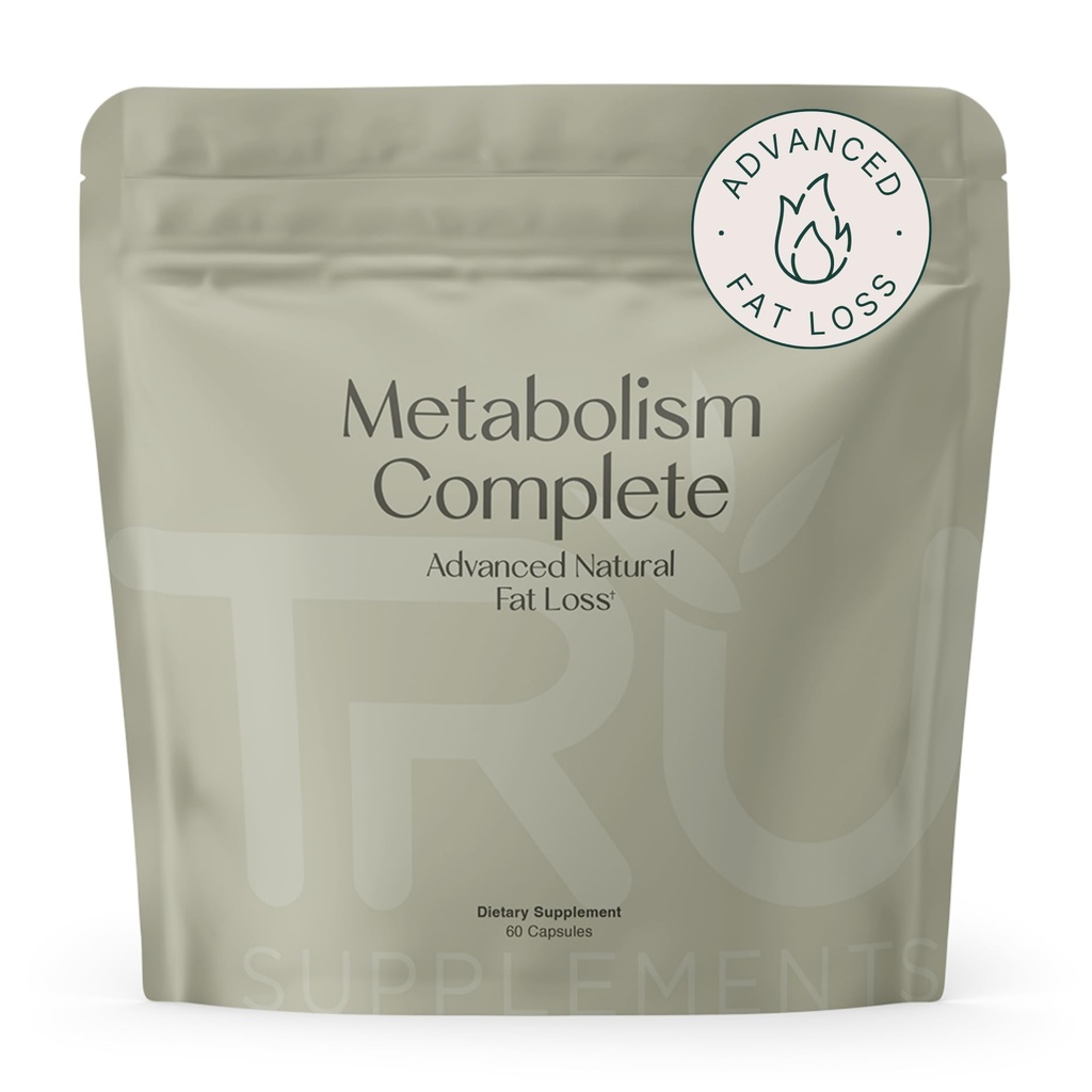 TRU Supplements Metabolism, Advanced Fat Kaybı, Cravings, Boost Mood, No Jitters veya Crash, 30 Hizmetler