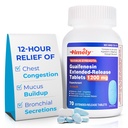 TIME-CAP LABS, INC. Zamanlı Guaifenesin 1200 mg Genişletilmiş Bilet Tabletleri - Hedefçi Mucus Relief & Chest Congestion Relief for Yetişkinler - Sons up to 12 Hours - Count 70