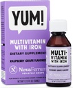 NovaFerrum Yum | Bebekler, Toddler & Kids Ages 4 & Under | Immune Support | Gluten Free Certified | Sugar Free | Raspberry Grape | 50 Hizmet