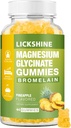 1 Pack Magnezyum Glycinate Gummies 1000 mg, Kalsiyum, Pyum, Bromelain, D, B6, CoQ10 Rahatlama için Tamam, Calm Mood, Stres Yardım ve Yetişkin Çocuklar için Uyku, 60 Counts
