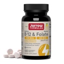 Jarrow Formulas Me-12 1000 MCG ve Metil Folate 400 MCG, Ekstra Güçlü, Hücresel Enerji Metabolism ve Cardiovascular Sağlık Formula (1) P-5-P, 100 Chewable Tabletler ile, 100 Day Supply