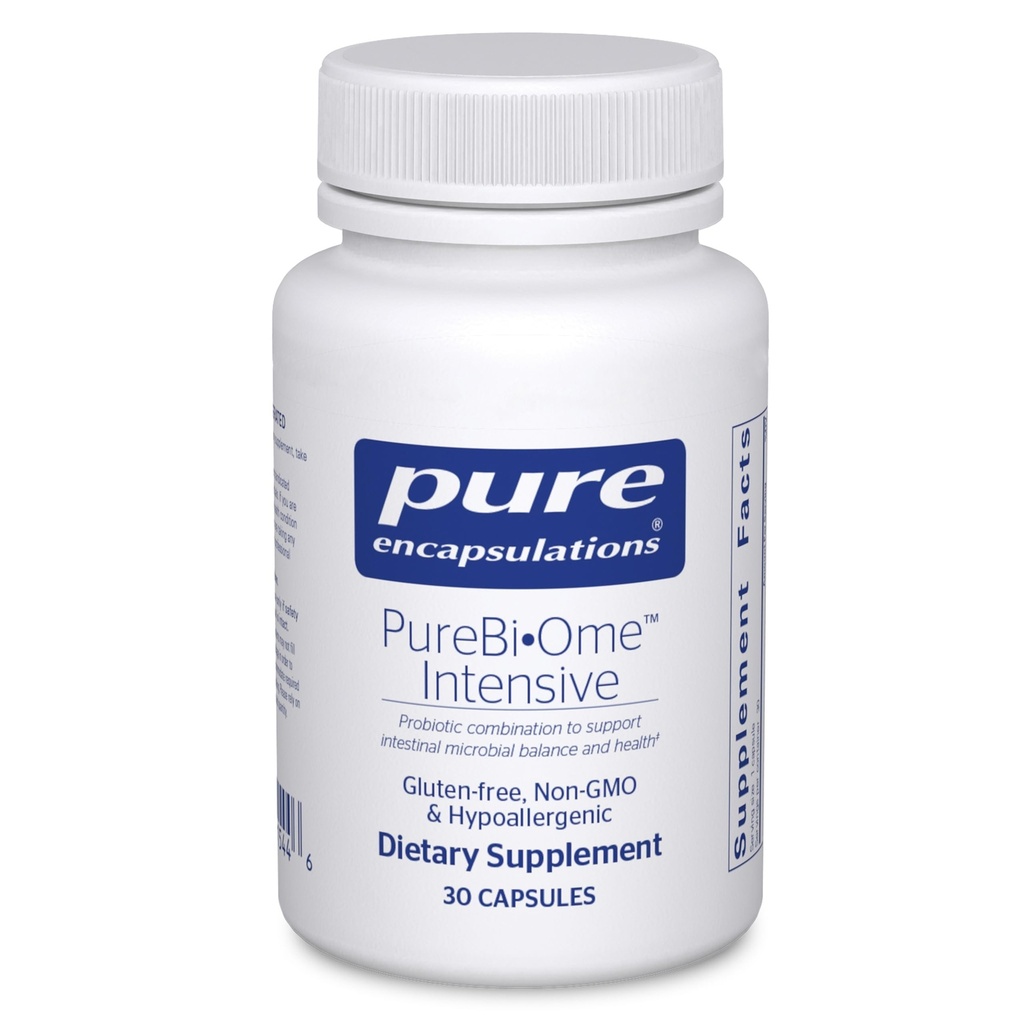 Pure Encapsulations PureBi•Ome Yoğun | Hipoallergenik Multi-Strain Probiyotik Mix to Support Health Intestinal Microflora Balance | 30 Capsules