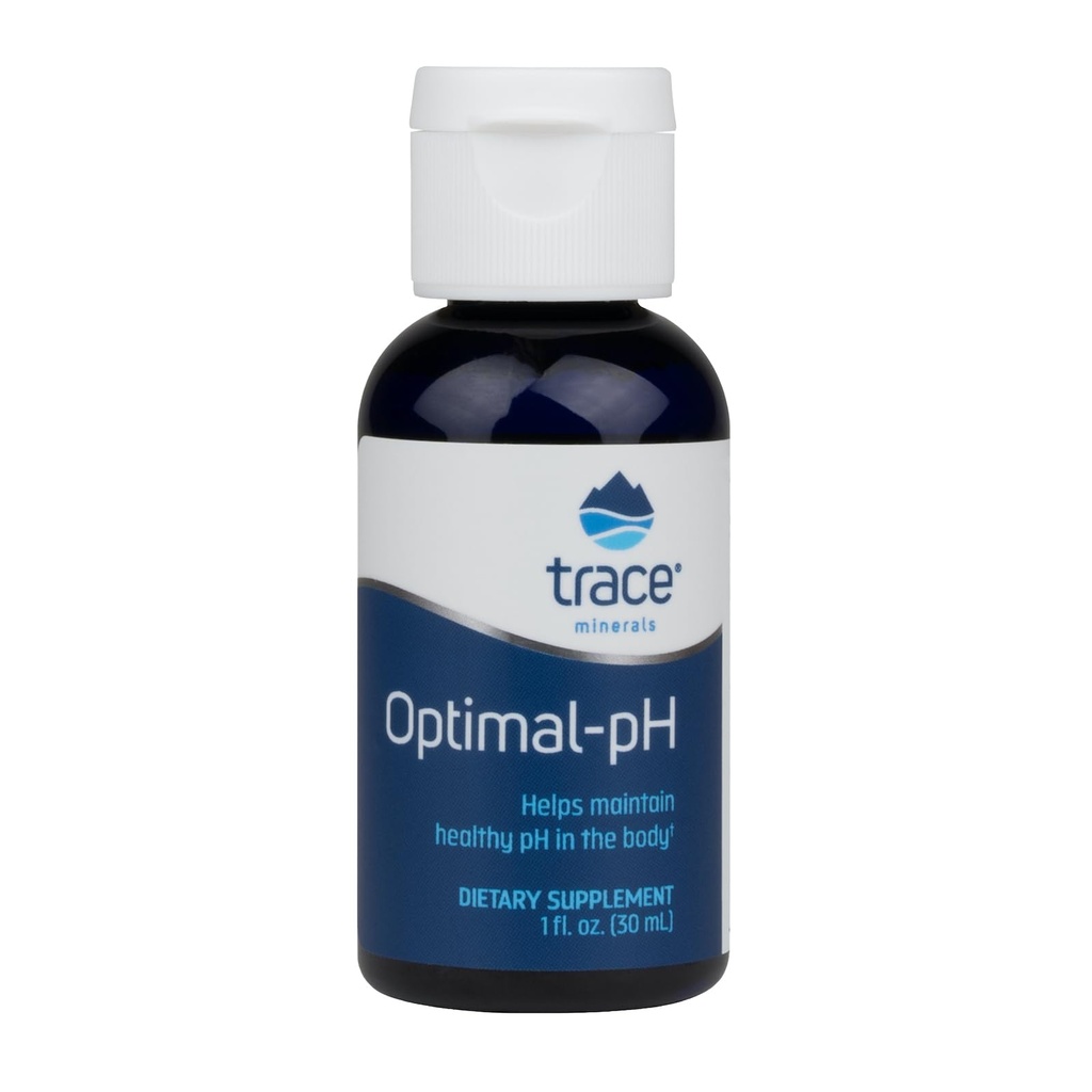 Trace Minerals Optimal-pH - Digestive & Immune Health için Yoğun Ionic Mineral Supplement - Digestion & PH Support Supplement with Magnezyum & Boron - 1 fl oz (Hakkında 120 Hizmet)