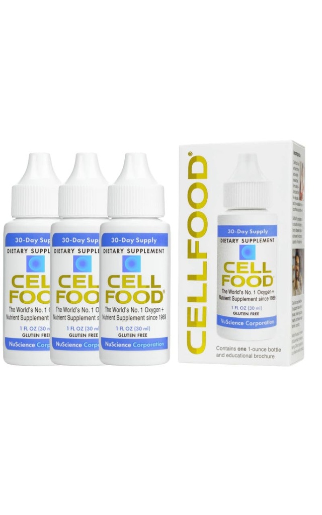 Hücreli Oksijen Boost - 1 fl oz, 3 Pack - Lymphatic Drage, Altitude Hastaness, Jet Lag, Fatigue, Headaches, Hangovers & Energy - Gluten Free, Cert. Kosher