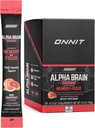 ONNIT Alpha Brain Instant - Ruby Grapetre Flavor - Nootropic Brain ATM Memory Supplement - Brain Support for Focus, Energy & Clarity - Alpha GPC Choline, Cats Claw, L-Theanine, Bacopa - 30ct