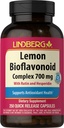 Lindberg Lemon Bioflavonoyak Kompleksi | 700 mg | 250 Capsules | Supplement with Execution and Hesperidin | Non-GMO, Gluten Free Free