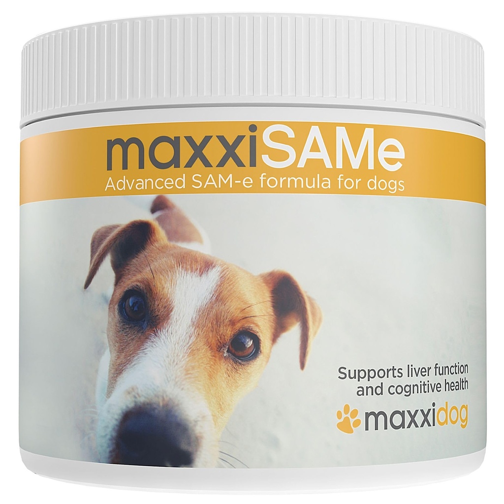 maxxipaws maxxiSAMe Advanced SAM-e Toz Supplement - Liver, Cognitive & Joint Support for Dogs, 5.3oz