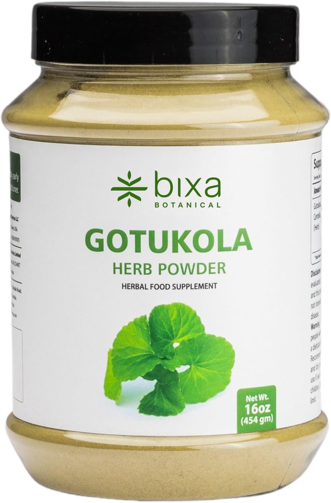 Bixa BOTANICAL Gotu Kola (Centella Asiatica) | Ayurvedic Natural Herbal Supplement Pure Authentic Premium Quality | General Health (16 Ounce (Pack of 1)