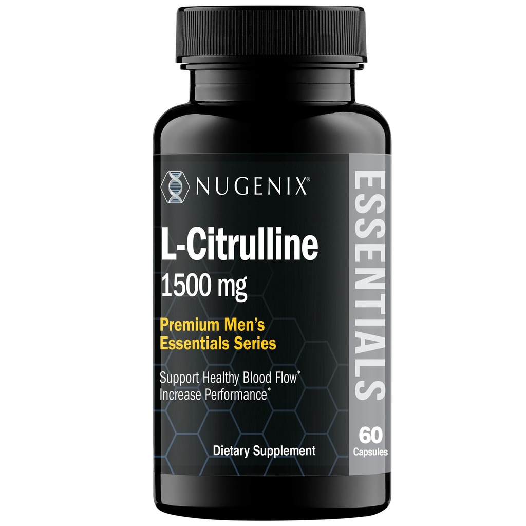 Nugenix Geliştirilmiş Kan Akışı ve Performansı için L-Citrulline Supplement - 1500 mg, 60 Capsules