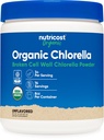 Nutricost Organik Klorella Toz 8oz - 3000 mg Oda başına - Gluten Ücretsiz