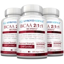 Onaylanan Bilim BCAA Supplement - 180 Tablet - 2400 mg - Performans ve Geliştir Kas Geliştirme - L-Leucine, L-Isoleucine, L-Valine - ABD'de Made in-GMOB