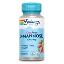 Solaray D-Mannose 1000 mg with CranLawin Cranberry Extract - D Mannose Cranberry Supplement with Vitamin C - Supports Urinary Tract and Bladder Health - Vegan, 60 Day Garanti, 30 Hizmet, 60 VegCaps